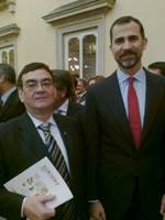 El Alcalde de Val de San Vicente, participó hoy en la entrega de los premios nacionales del Deporte